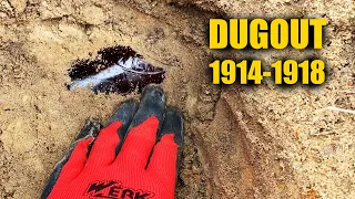 What did I find in a WW1 dugout? Metal Detecting - ASMR