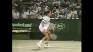Boris Becker vs Brad Gilbert 1989 Cincinnati 5/5