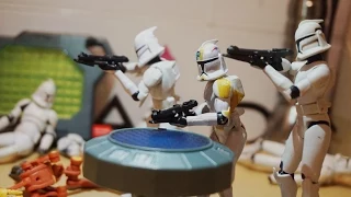 The Clone Wars Ep 1: Battle For The Base - StopMotion