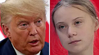 Trump and Greta Thunberg clash at Davos over climate change