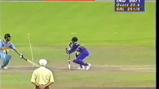 INDIA vs SRI LANKA, 1996 WORLD CUP SEMI FINAL, EDEN GARDENS, KOLKATA, IND INNINGS