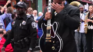 BB King's funeral procession down Beale St, Memphis