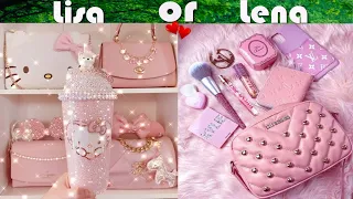 LISA OR LENA ❤️  PINK BARBIE GIRL LIFE STYLE❤️@Pink Blink#52#fashion #pinkblink #fashionstyle