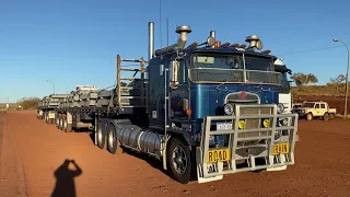 Heading up to one of the biggest iron ore mines in the world with the CAT V8