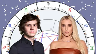 Evan Peters & Emma Roberts [Synastry Chart Reading #11]