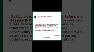 Calculo Revisão FGTS | ADI 5090 #shorts