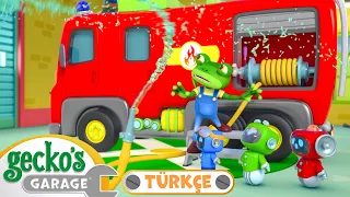 İtfaiye Arabası Eğlencesi 👩‍🚒｜🐸 Gecko'nun Garajı - Çocuklar için Kamyonlar