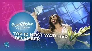 TOP 10: Most watched in December 2018 - Eurovision Song Contest