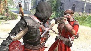 Assassin's Creed 4 Black Flag Pirate Captain Outfit Combat & Pistol Finishing Moves