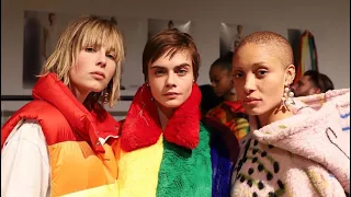 Burberry Backstage 2018 with Wendy Rowe, Cara Delevingne, Christopher Bailey by MODTV