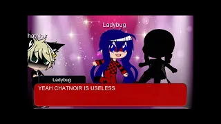 Raise your hands if you think ladybug is useless without ChatNoir Meme (Different) Read Disc