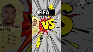 Kylian Mbappe VS Erling Haaland Fifa Comparison NEW | Mbappé  #fifa23 #eafc24 #football #shorts