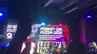 Leeroy Thornhill laughing & smiling Russia 2020