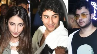 Ibrahim Ali Khan Spotted With Girlfriend Palak Tiwari & Salman Khan Nephew Nirvaan Khan