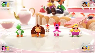 Mario Party Superstars #821 Peach's Birthday Cake Birdo vs Yoshi vs Donkey Kong vs Wario