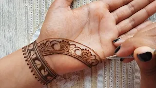 Very beautiful stylish front hand mehndi design | Easy & simple mehndi design | Mehndi ka design