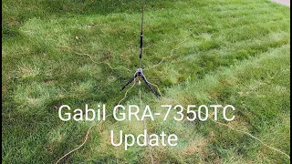 Gabil GRA-7350TC antenna revisited.  How much difference does counterpoise number and length make?