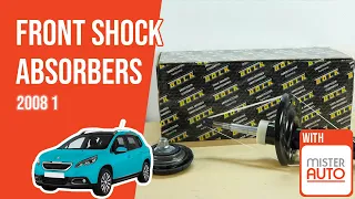 How to replace the front shock absorbers Peugeot 2008 mk1 ➿