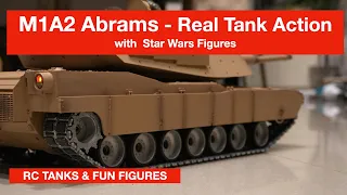 1/16 RC TANKS & FUN FIGURES - M1A2 Abrams  Real Tank Action - Sony A6700