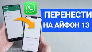 как перенести ВСЕ ЧАТЫ WhatsApp с Andriod на iPhone 13