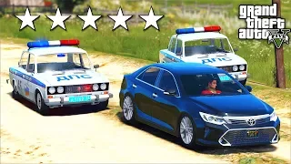 ПОГОНЯ В GTA 5 - УГОНЯЮ НА КАМРИ! TOYOTA CAMRY ЕДЕТ ОТ КОПОВ! ⚡ГАРВИН