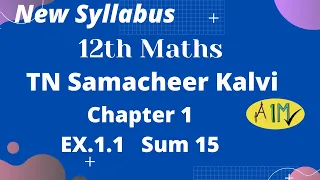 TN Samacheer 12th Maths | Chapter 1 Applications of Matrices and Determinants | Exercise 1.1 Sum 15