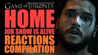 Game Of Thrones Season 6 | Home "Jon Snow Is Alive" Reactions Compilation