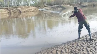 Кастинговая сеть, рыбалка в новом сезоне.