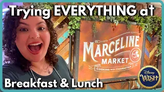 Everything at Marceline Market (Breakfast and Lunch) Buffet on The Disney Wish | Disney Cruise Line