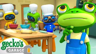 Gecko's Apple Pie Rescue | Gecko the Mechanic | Vehicle Repair Cartoons | Buses, Trucks and Cars