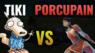 Porcupain Vs TikiSneaky - Nickelodeon All-Star Brawl 2