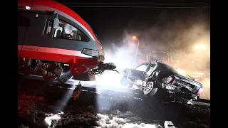 Wypadki na przejazdach kolejowych #4 - ku przestrodze  #bezpiecznyprzejazd