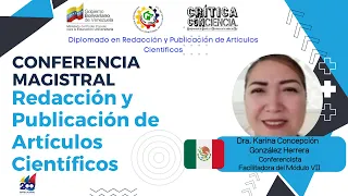 Conferencia Magistral  Redacción y Publicación de Artículos Científicos