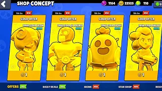 😍 MEGA CURSED SHOP !!!😱😡/Brawl Stars FREE GIFTS and QUEST✅/CONCEPT