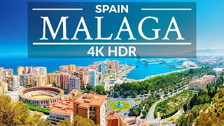 Malaga, Spain 🇪🇸 - by drone in 4K HDR (60fps)