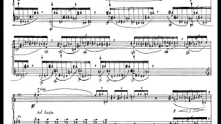 George Aperghis - Rascha for Viola and Saxophone (2006) [Score-Video]