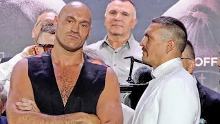 BIZARRE! Tyson Fury REJECTS Oleksandr Usyk FACEOFF • UNDISPUTED CLASH | DAZN Boxing