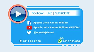 SPIRITUAL BLINDNESS || APOSTLE JOHN KIMANI WILLIAM