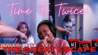 TWICE + ABANDONED JYP BUILDING = CHAOS | TIME TO TWICE REACTION: THE GREAT ESCAPE EP. 1