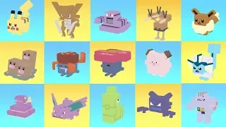 ALL POKEMONS EVOLUTIONS in ONE VIDEO - (Before and After the Evolution) Pokemon Quest