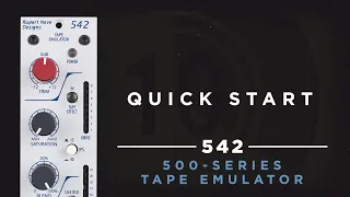 Quick Start: 542 500-Series Tape Emulator