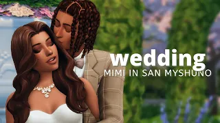 mimi's wedding day | mimi in san myshuno (EP 20) | the sims 4