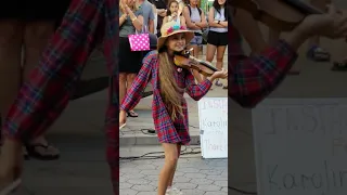 karolina Protsenko,playing Despacito amazing performance! Santa Mónica Ca. Sep 2018