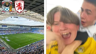 ANOTHER LAST MINUTE GOAL TO MAKE IT 3 IN 3 AT HOME | COVENTRY CITY VS MIDDLESBROUGH MATCHDAY VLOG