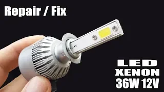 How To Repair / Fix  HEADLIGHT - LED Car Light - XENON