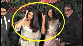 Aishwarya Rai And Shweta Nanda Cold Fight At Anushka Sharma - Virat Kohli Mumbai Reception