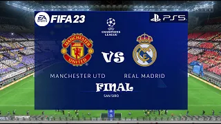 FIFA 23 Манчестер Юнайтед-Реал Мадрид Финал Лиги Чемпионов УЕФА PS5