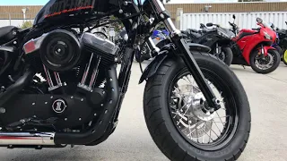 Onyx Moto / 2012 Harley Davidson Forty Eight / Custom Exhaust Sound Clip