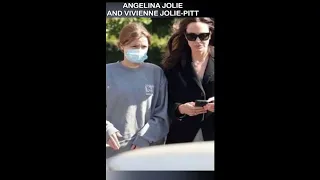 ANGELINA AND DAUGHTER VIVIENNE| Mother and Daughter moments| #angelinajolie, #shorts