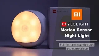 Yeelight Motion Sensor Night Light - Full walkthrough and comparison [2019]